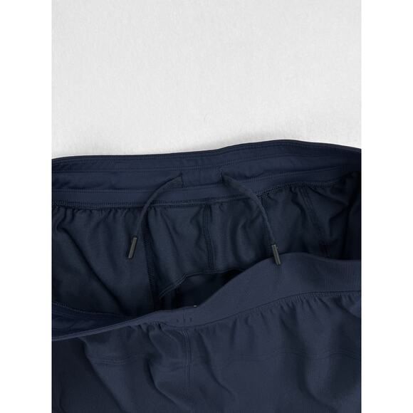 Lululemon Navy Blue Joggers Men Sz XL Reflective Drawstring Lounger Active Pants - Picture 7 of 10